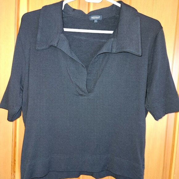 Bleusalt Elevated Polo, Black Bleusalt sizing 2 - Picture 5 of 6